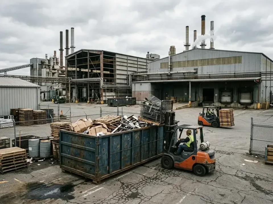 industrial-factory-scrap-conta-003 — frequently asked questions, Cheap Roll-off Dumpster Rentals in St. Paris, OH